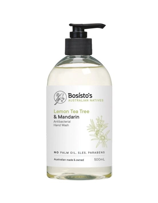 Bosisto's Lemon Tea Tree & Mandarin Hand Wash 500mL