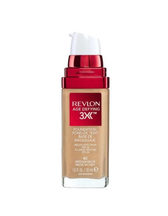 Revlon Age Defying 3X Foundation 40 Medium Beige