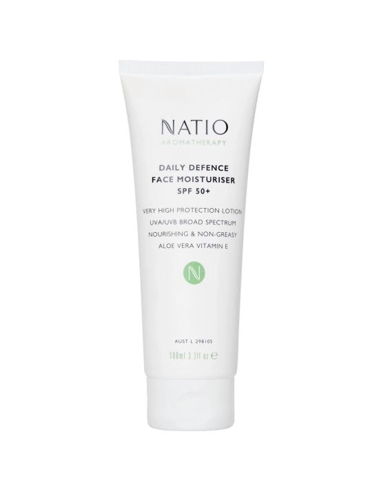 Natio Daily Defence Face Moisturiser SPF 50+ 100ml