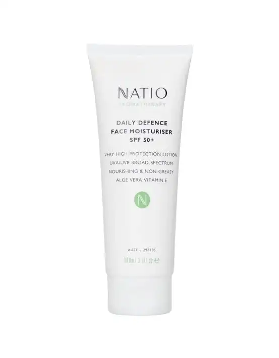 Natio Daily Defence Face Moisturiser SPF 50+ 100ml