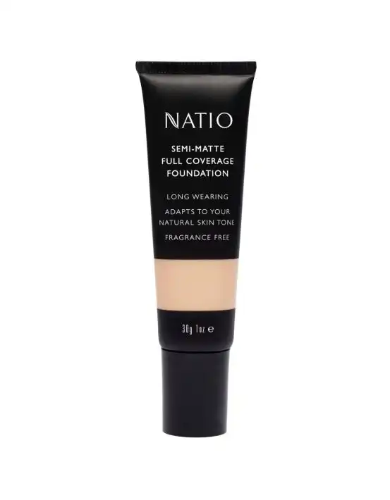 Natio Semi-Matte Full Coverage Foundation Vanilla