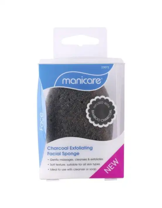 Manicare Charcoal Detox Exfoliating Sponge