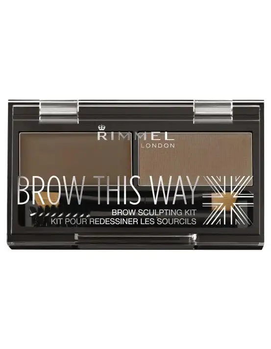 Rimmel Brow This Way Eyebrow Sculpting Kit 002 Medium Brown