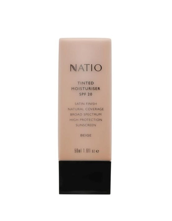 Natio Tinted Moisturiser SPF 20 In Beige 50ml