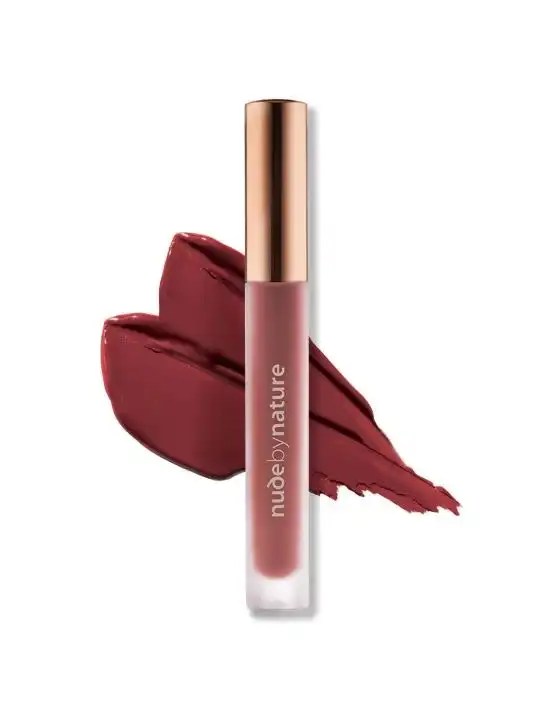 Nude by Nature Satin Liquid Lipstick 10 Terracotta