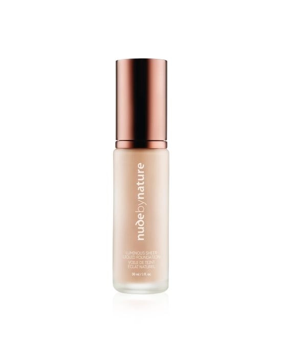 Nude by Nature Luminous Sheer Liquid Foundation C1 Ivory 30mL