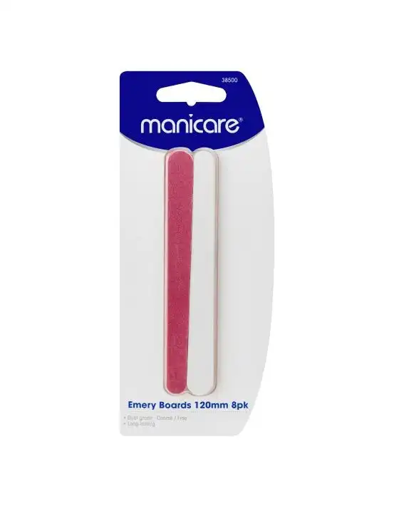 Manicare Emery Boards 120mm 8 Pack
