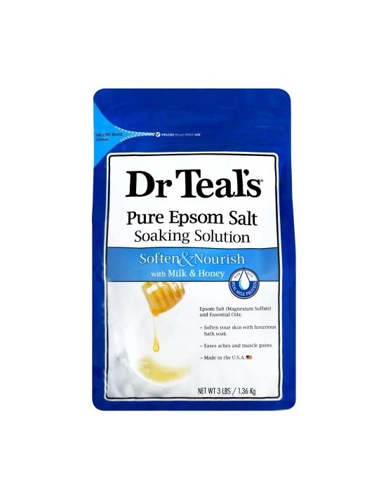 Dr Teal's Epsom Salt Milk & Honey 1.36kg