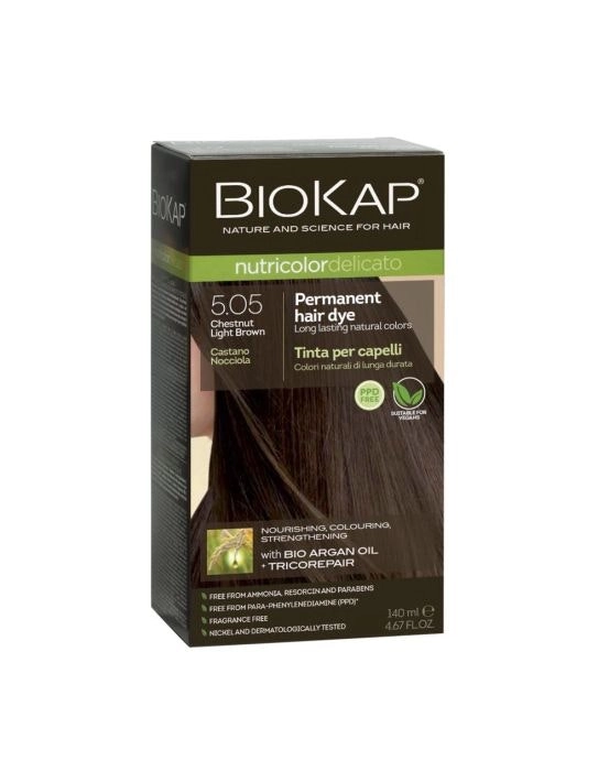 BioKap Nutricolor Delicato 5.05 Chestnut Light Brown