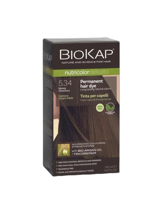 BioKap Nutricolor Delicato 5.34 Honey Chestnut