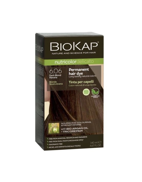 BioKap Nutricolor Delicato 6.06 Dark Blond Havana