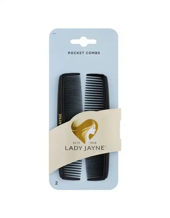 Lady Jayne Pocket Comb 2 Pack