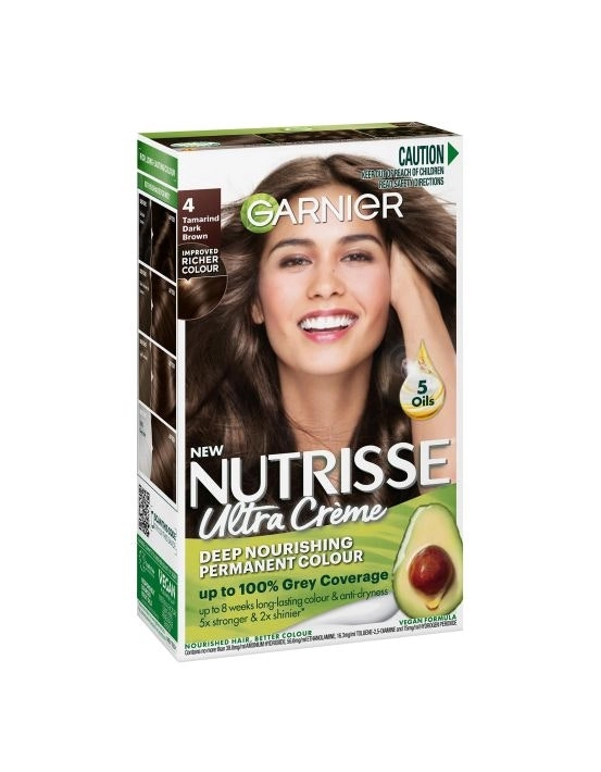 Garnier Nutrisse Hair Colour 4.0 Tamarind Dark Brown