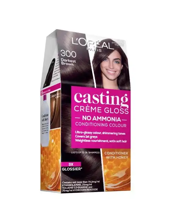 L'Oreal Casting Creme Gloss 300 Darkest Brown