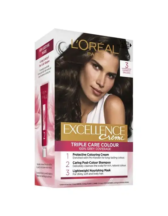 L'Oreal Excellence 3 Darkest Brown