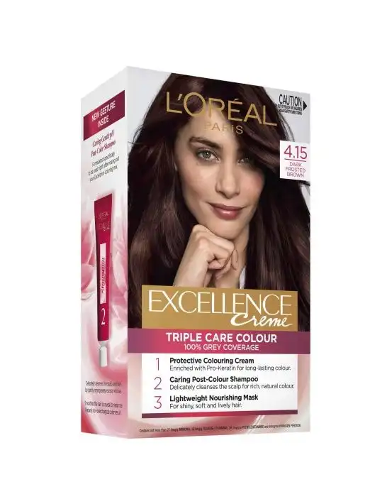 L'Oreal Excell 4.15 Dark Frosted Brown