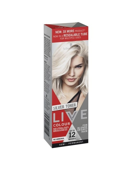 Schwarzkopf Live Colour Silver Toner 75ml