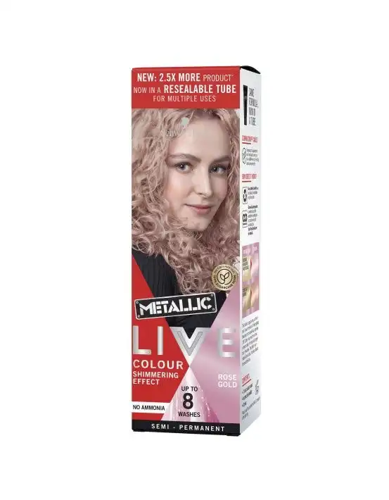 Schwarzkopf Live Colour Metallic Rose Gold 75ml