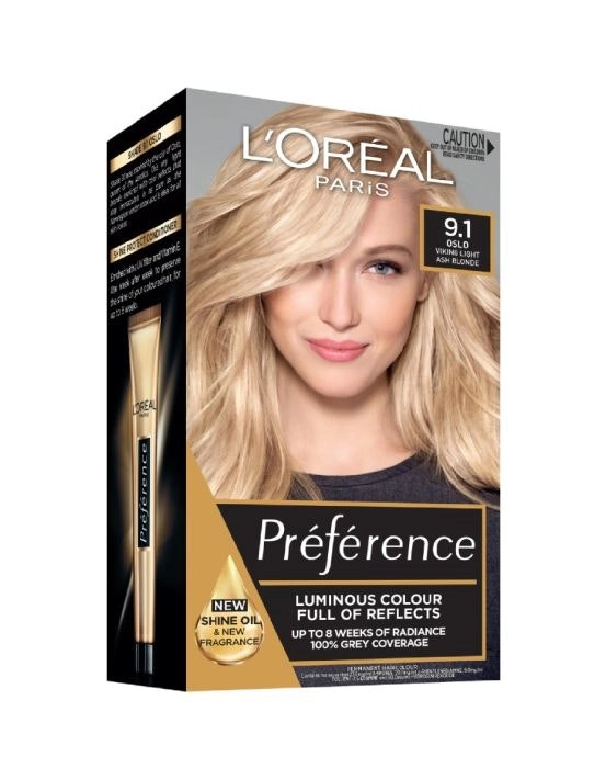 L'Oreal Preference Hair Colour 9.1 Viking