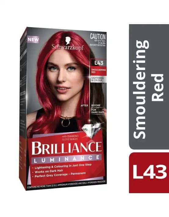 Schwarzkopf Brilliance Luminance L43 Smouldering Red