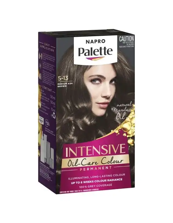 Napro Palette Permanent Hair Colour 5-13 Medium Ash Brown