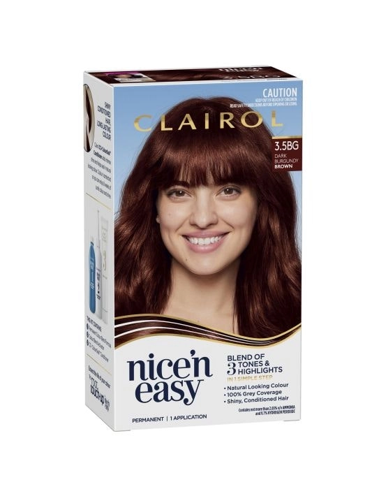 Clairol Nice 'N Easy 3.5BG Dark Burgundy