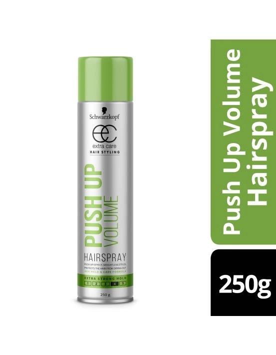 Schwarzkopf Extra Care Push Up Volume Hairspray 250g