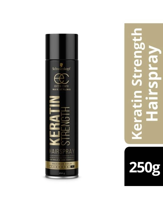 Schwarzkopf Extra Care Keratin Strength Hairspray 250g