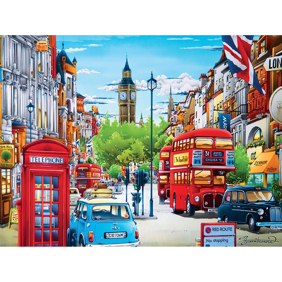 Travel Diary - London 550  pc- Jigsaws