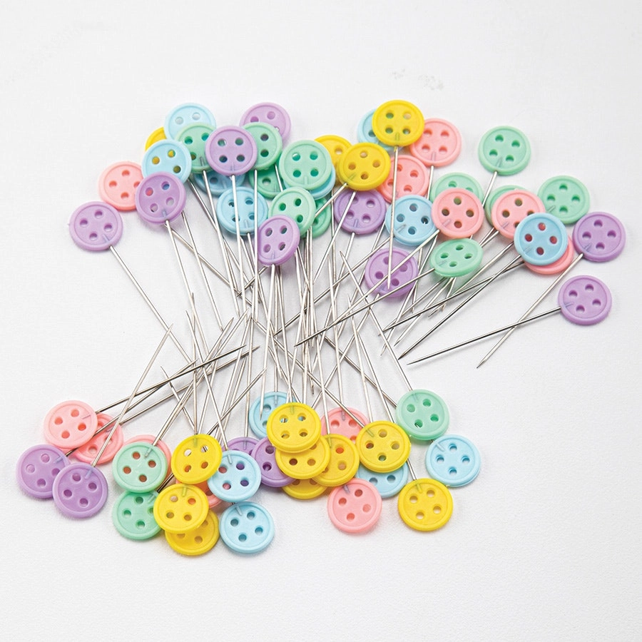 Button Pins 100-Pack