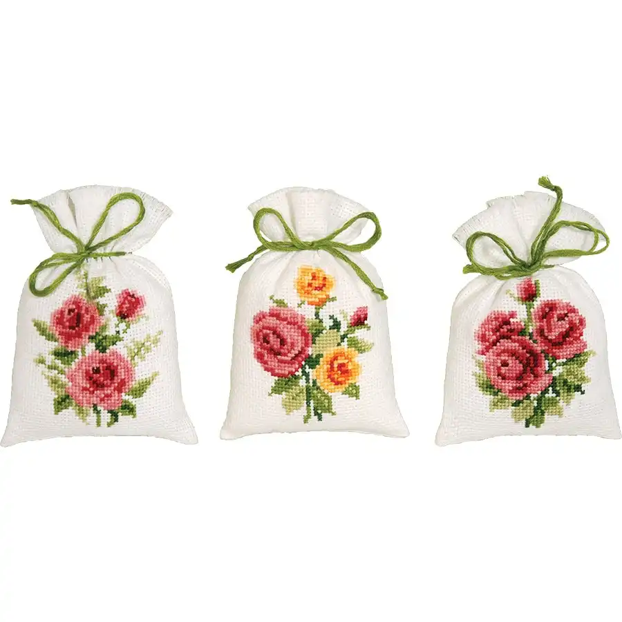 Roses Sachets- Needlework