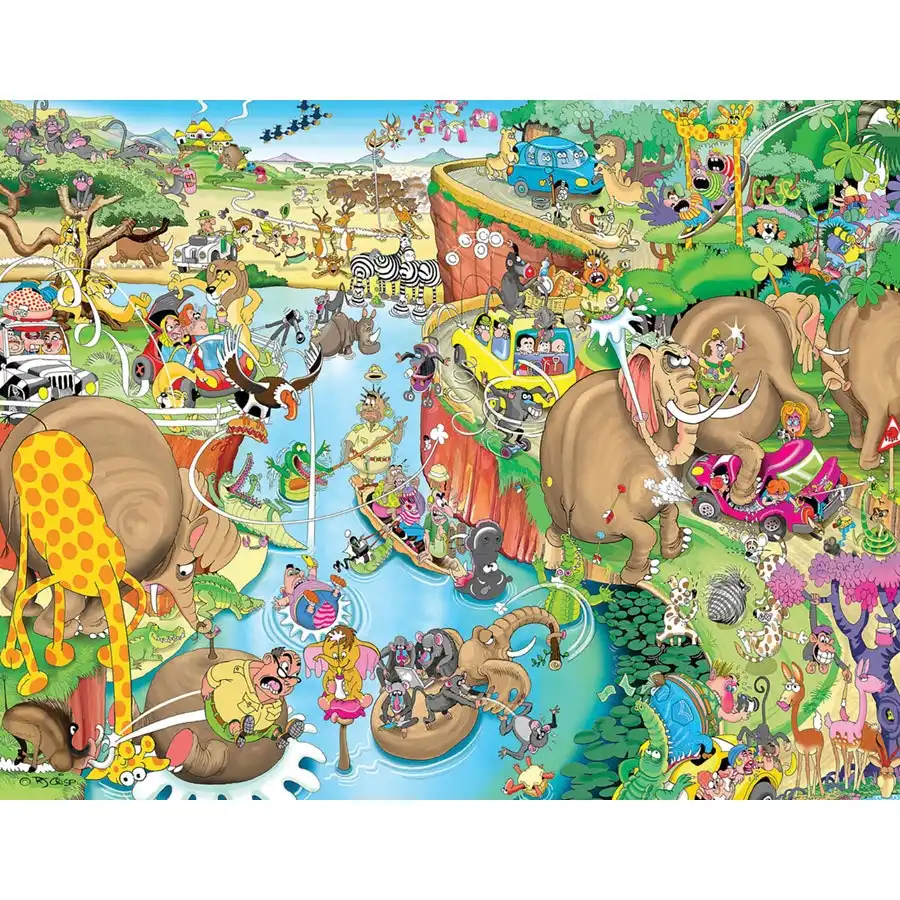 Wild Safari 450 pc Jigsaw Puzzle- Jigsaws