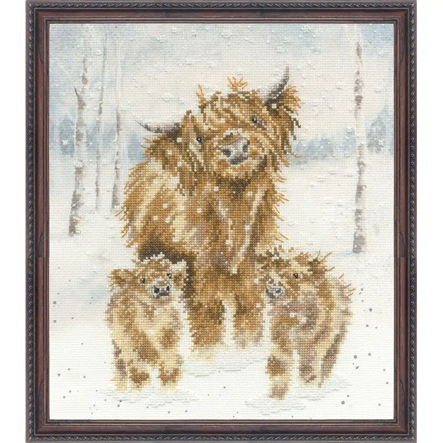 Highland Christmas Cross Stitch- Needlework