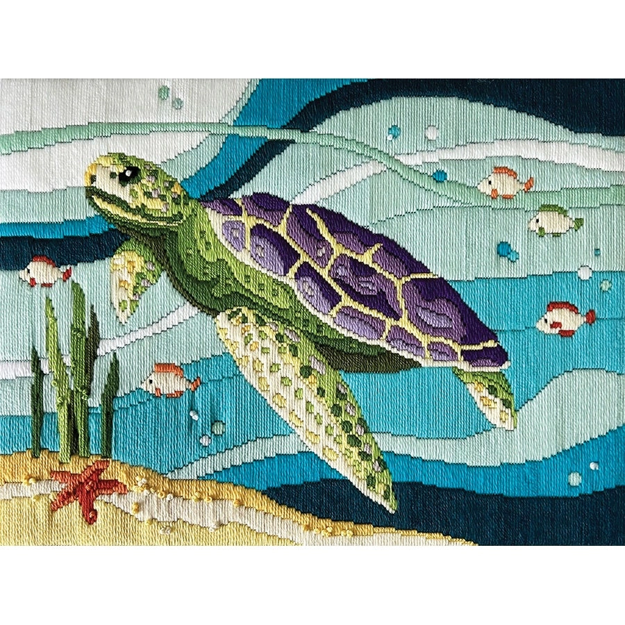 Sea Turtle Long Stitch- Needlework