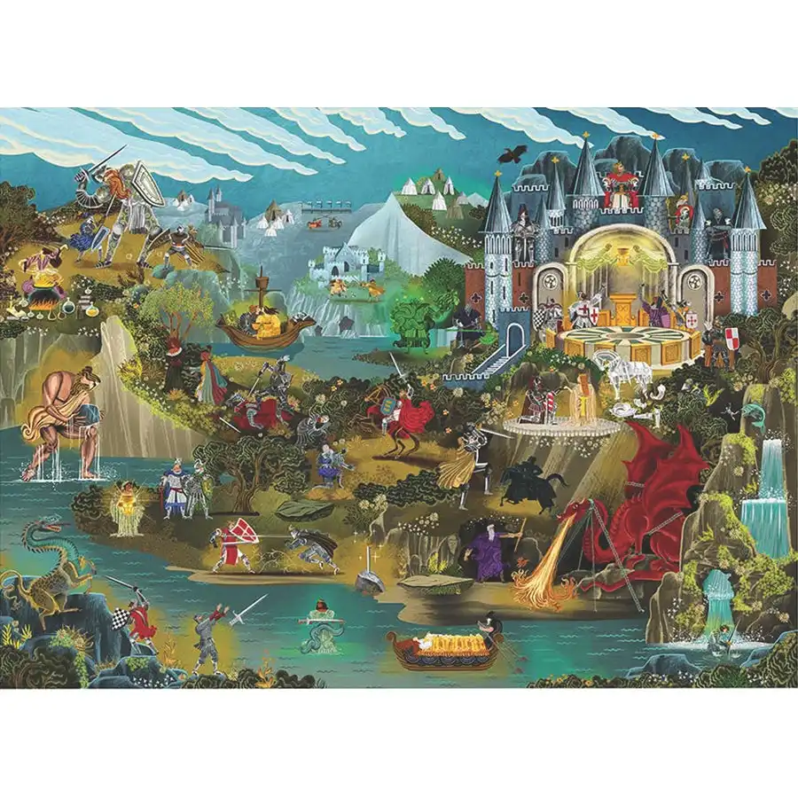 The World of King Arthur 1000 pc- Jigsaws