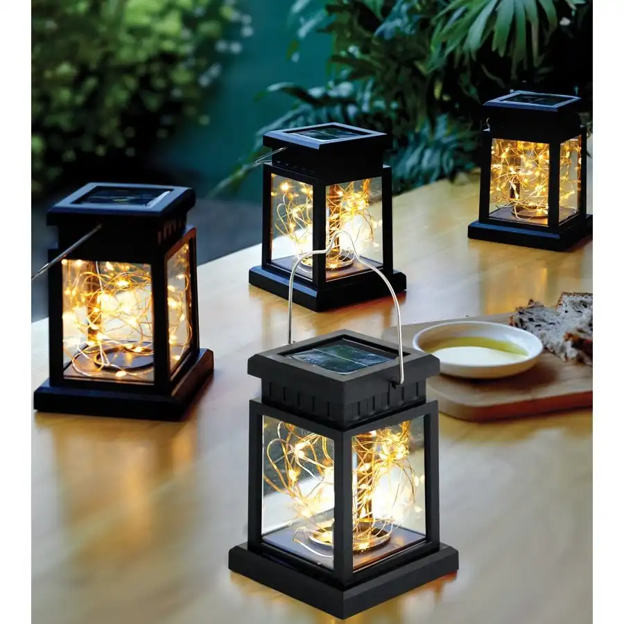 Fairy Light Solar Lantern Set 4