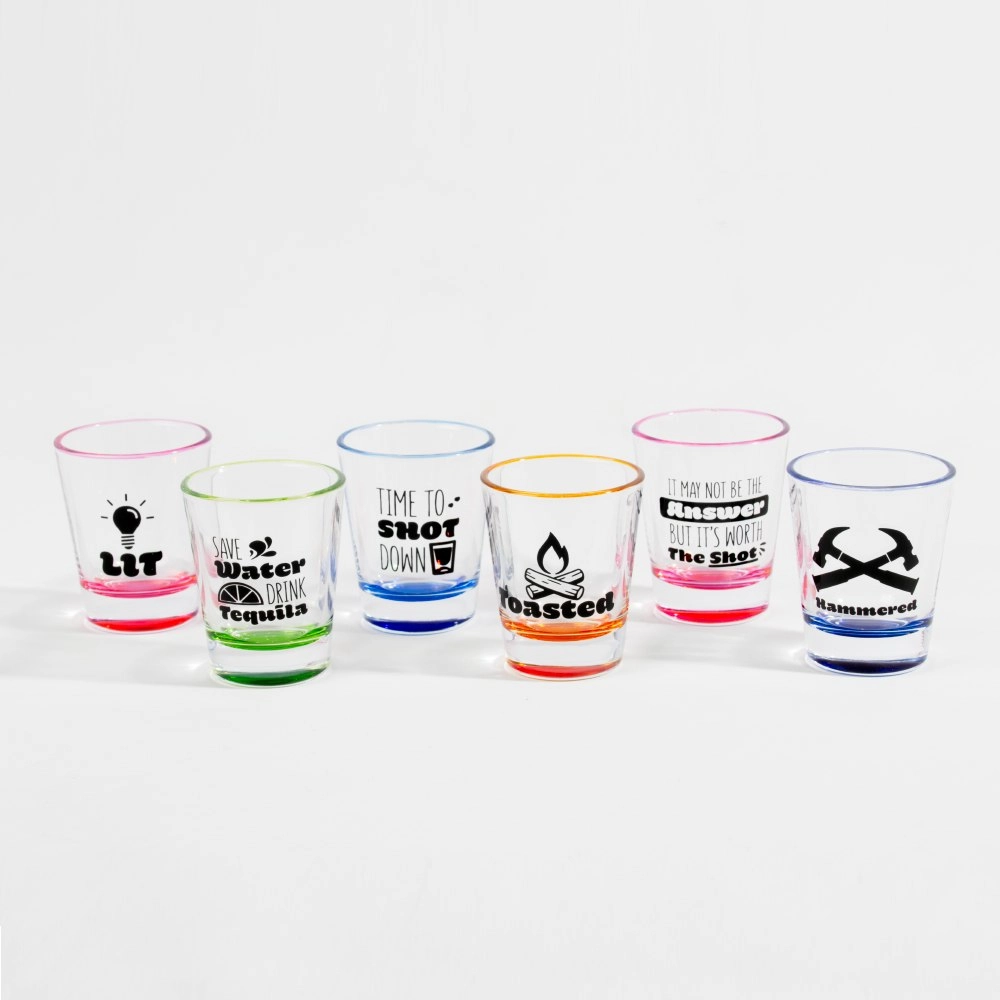 Coloured Shot Glasses