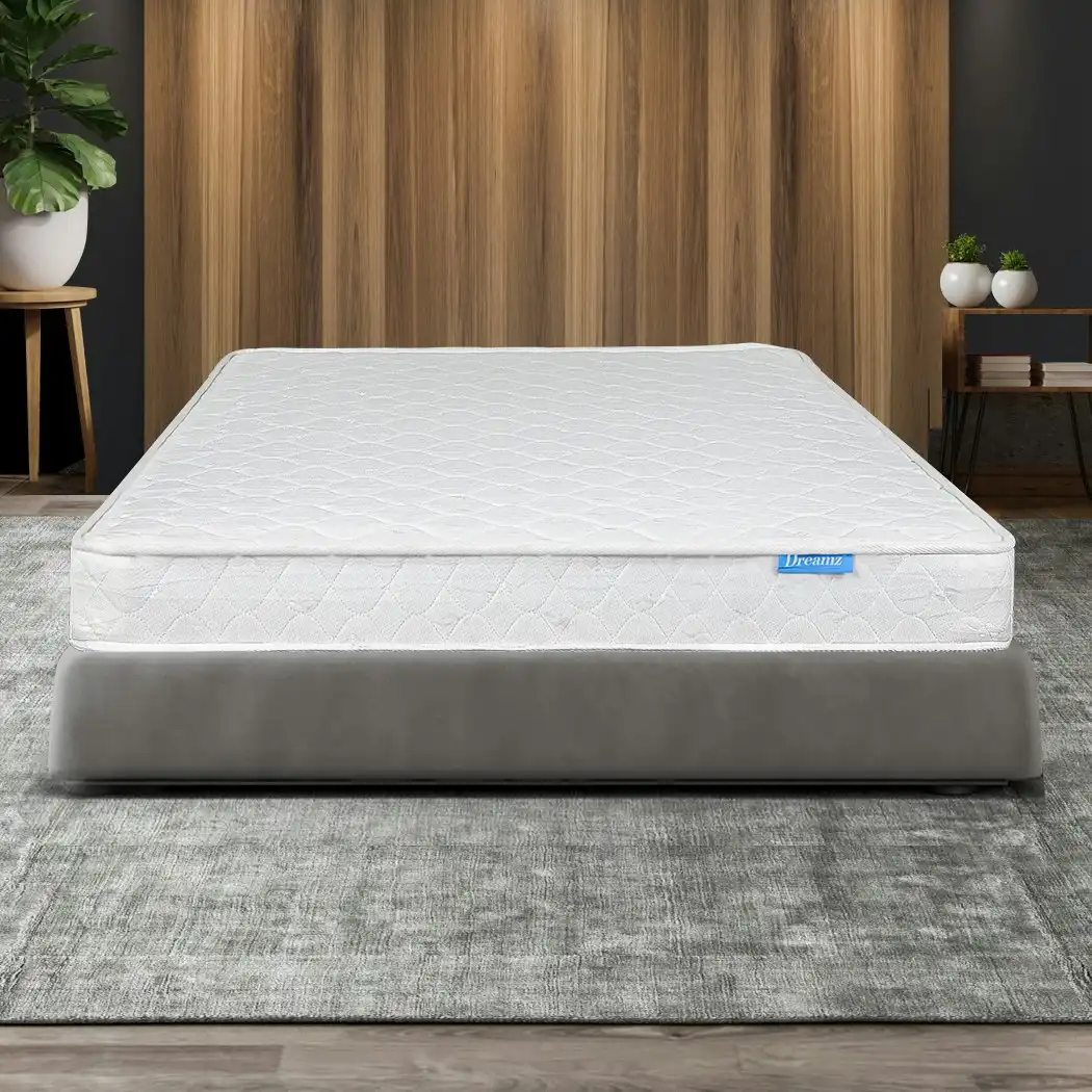 Dreamz Mattress Spring Coil Bonnell Bed Sleep Foam Medium Firm King Single 13CM