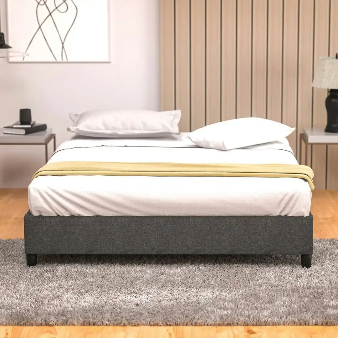 Upholstered Portabase Bed Base - Graphite