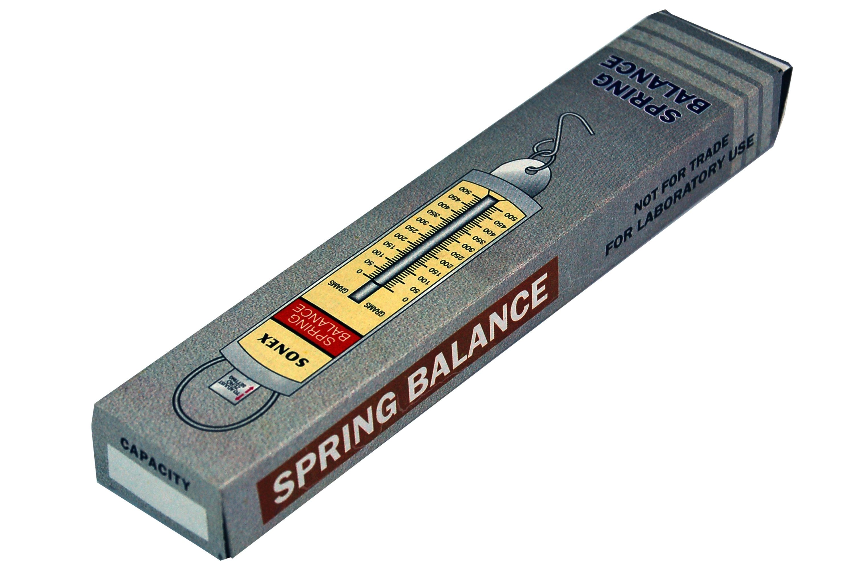 Spring Balance, Flat, Style, Heavy Duty, 10kg/100N, Graduated, Each