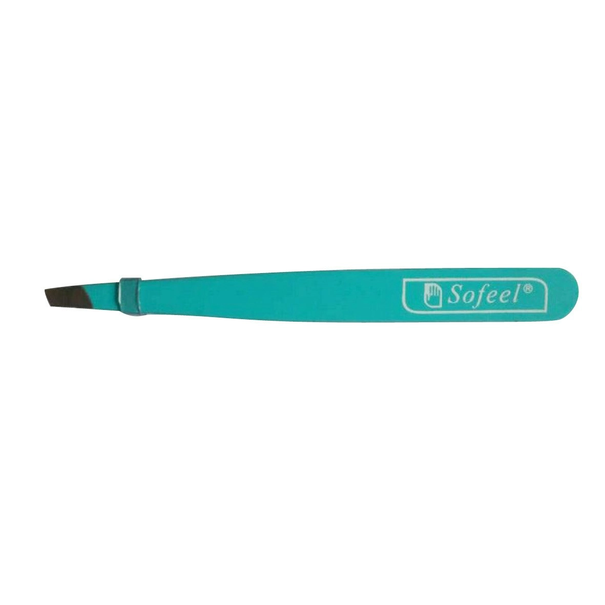 Sofeel Slant Tweezers 95mm, Blue, Each