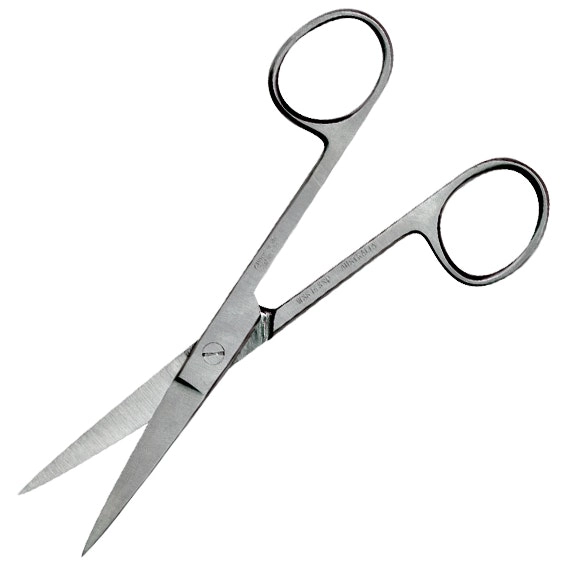 Livingstone Nurses Surgical Dissecting Scissors 13cm 29grams Sharp/Sharp Straight Stainless Steel