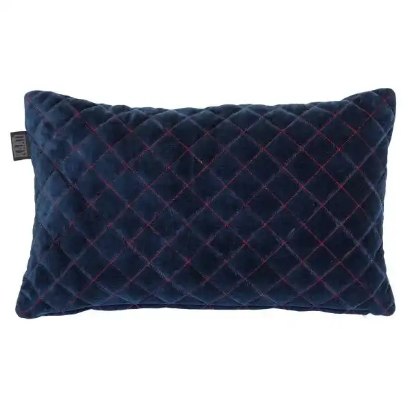 Equire Blue Filled Cushion 30cm x 50cm Cotton Cushions by Bedding House
