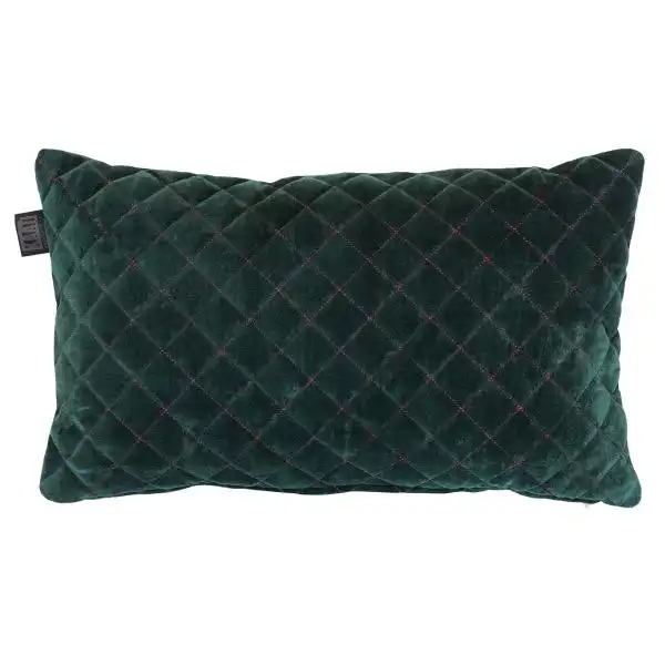 Equire Green Filled Cushion 30cm x 50cm Cotton Cushions by Bedding House