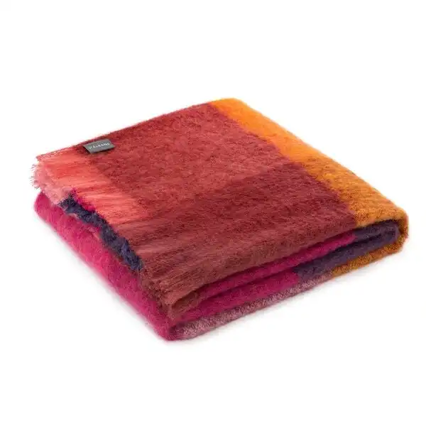 Annie Mohair Throw Rug by St Albans