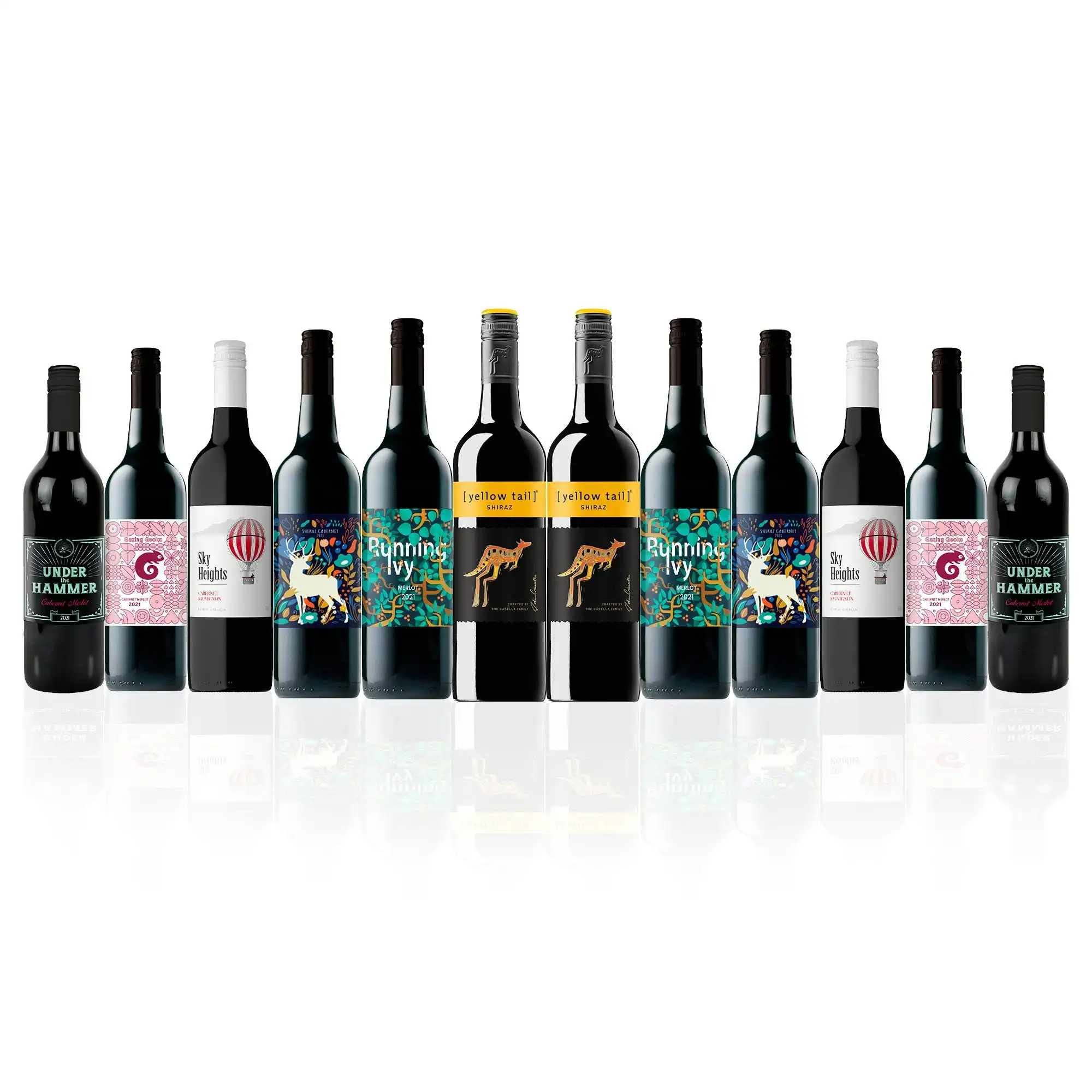 Rich Bold & Smooth Mixed Red Wine Dozen 2.0 (12 Bottles)