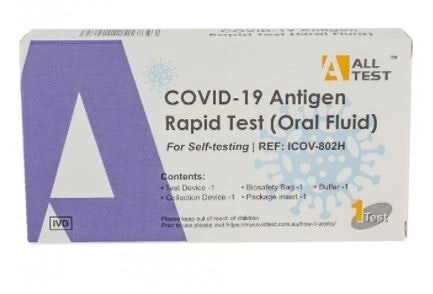 AllTest Covid19 Oral Rapid Antigen Test Kit 1