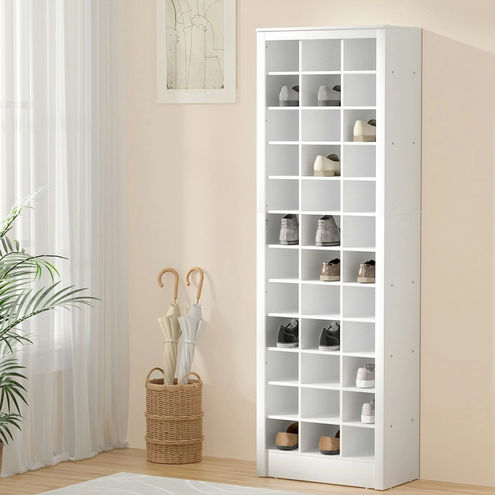 Artiss Shoe Rack 12-tier 36 Pairs Storage White