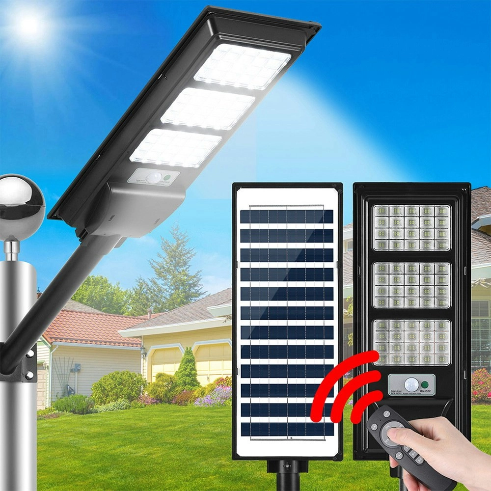 Leier 240 LED Solar Street Light Flood Motion Sensor Remote