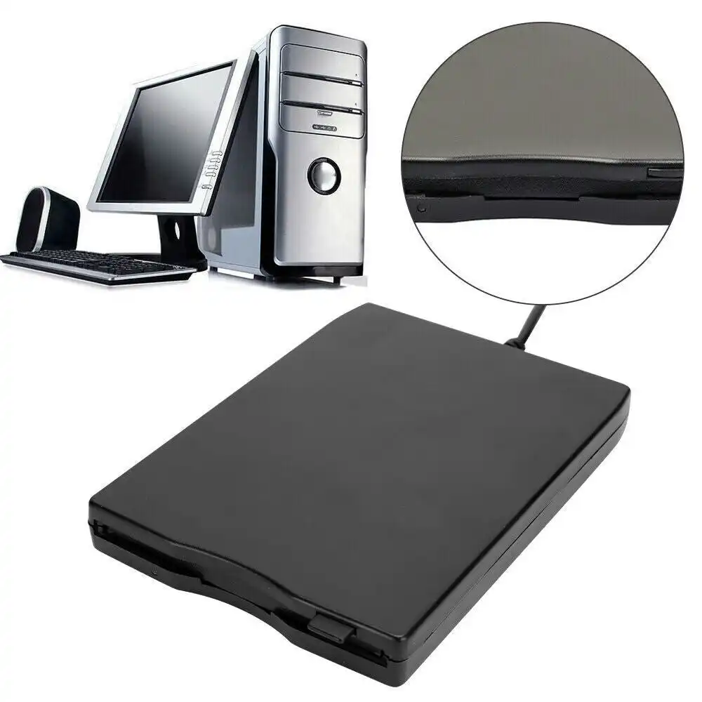 3.5 inch USB Mobile Floppy Disk Drive Portable 1.44MB External FDD Reader for PC